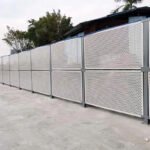 PERFORATED METAL FENCE
