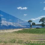 CORRUGATED WINDBREAK FENCE